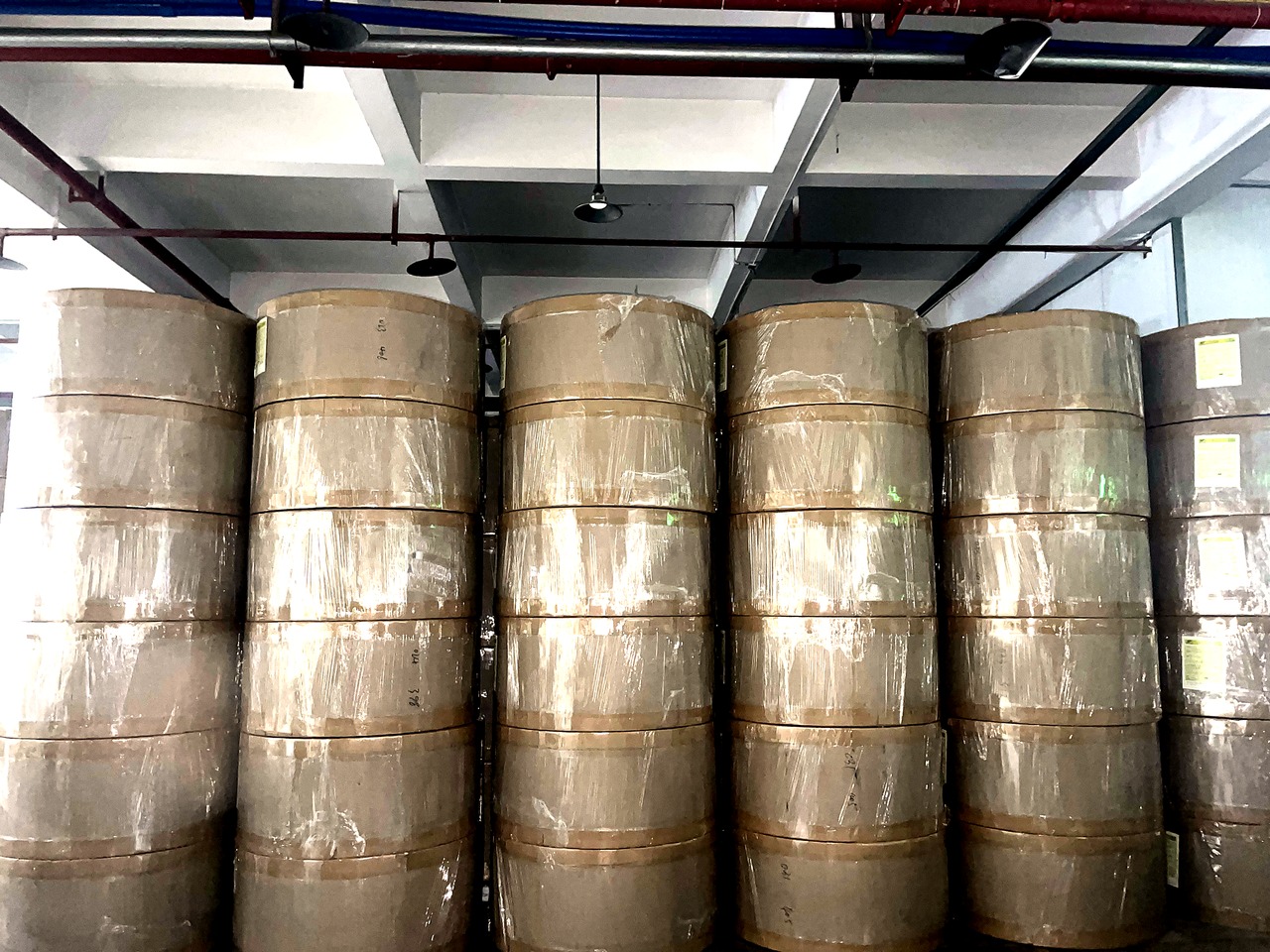 Bamboo pulp coated paper jumbo rolls